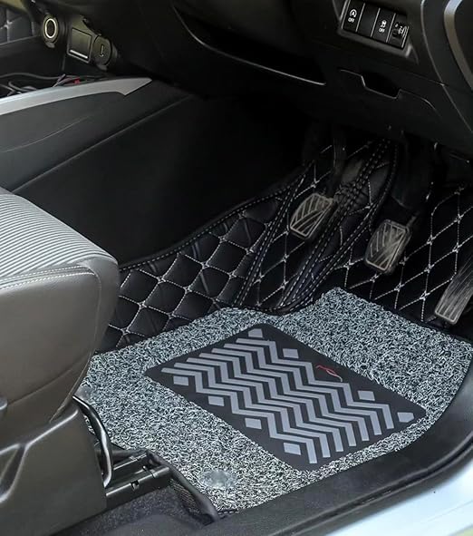 Black And Grey 7d Mats For Cars | Torque_India_