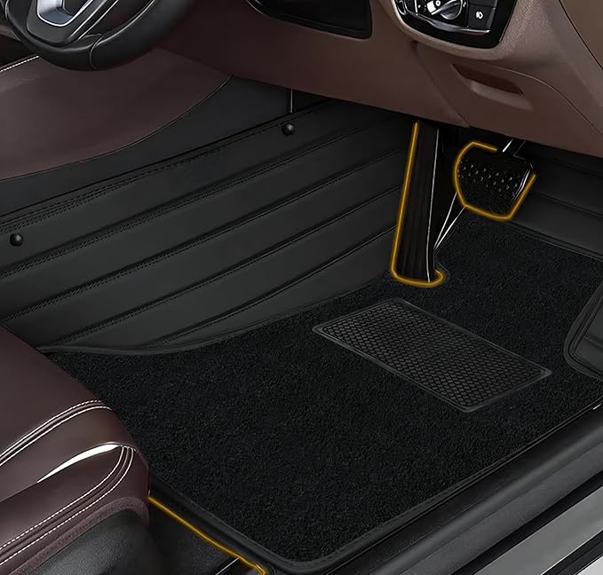 Black 9d Floor Mats for Cars | Torque_India_