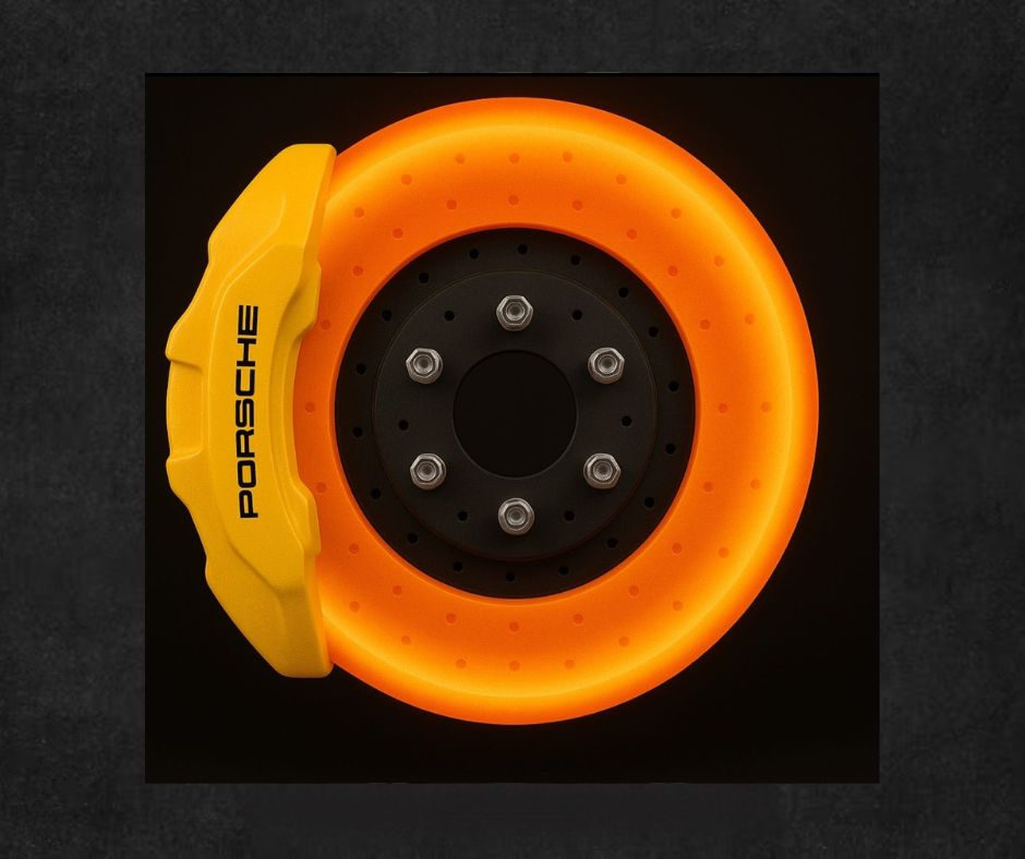 Glowing Porsche Disk Brakes | Torque_India_