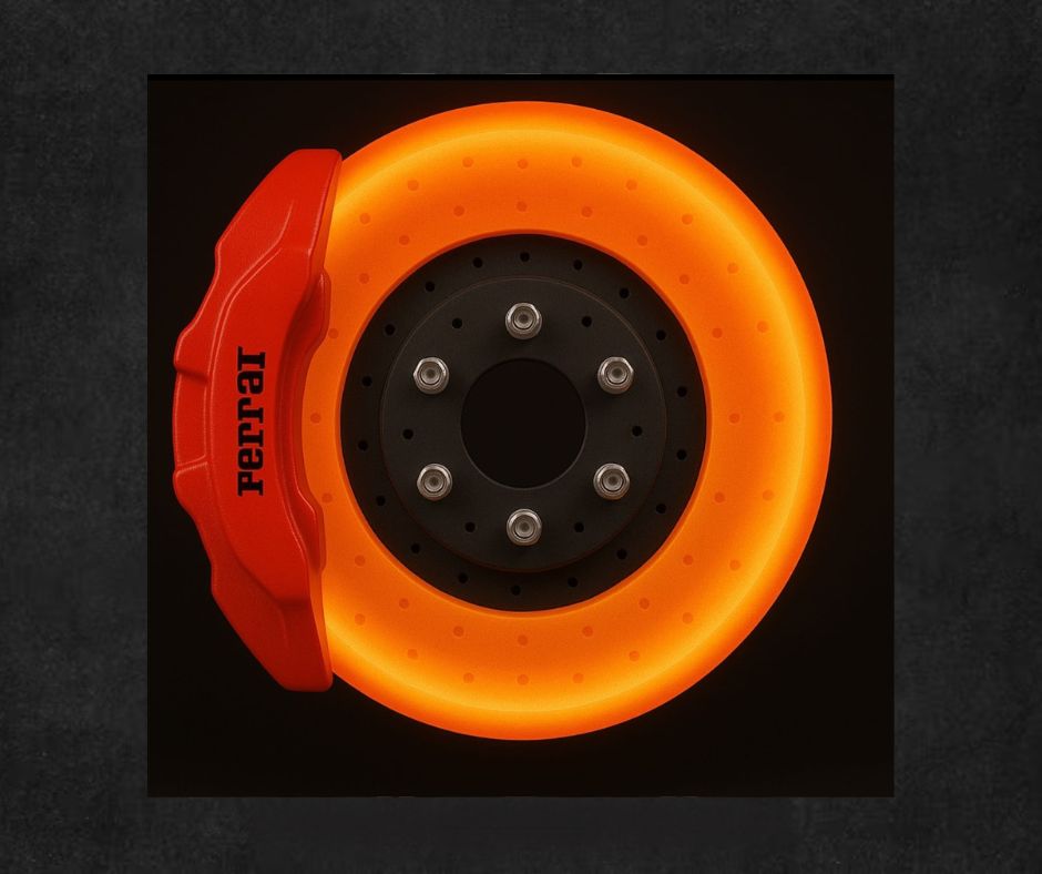 Glowing Ferrari Disk Brakes | Torque_India_
