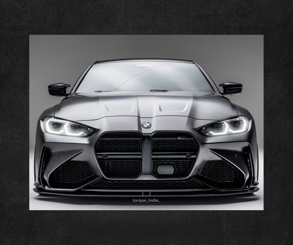 BMW M4 G80 | Neon LED Poster