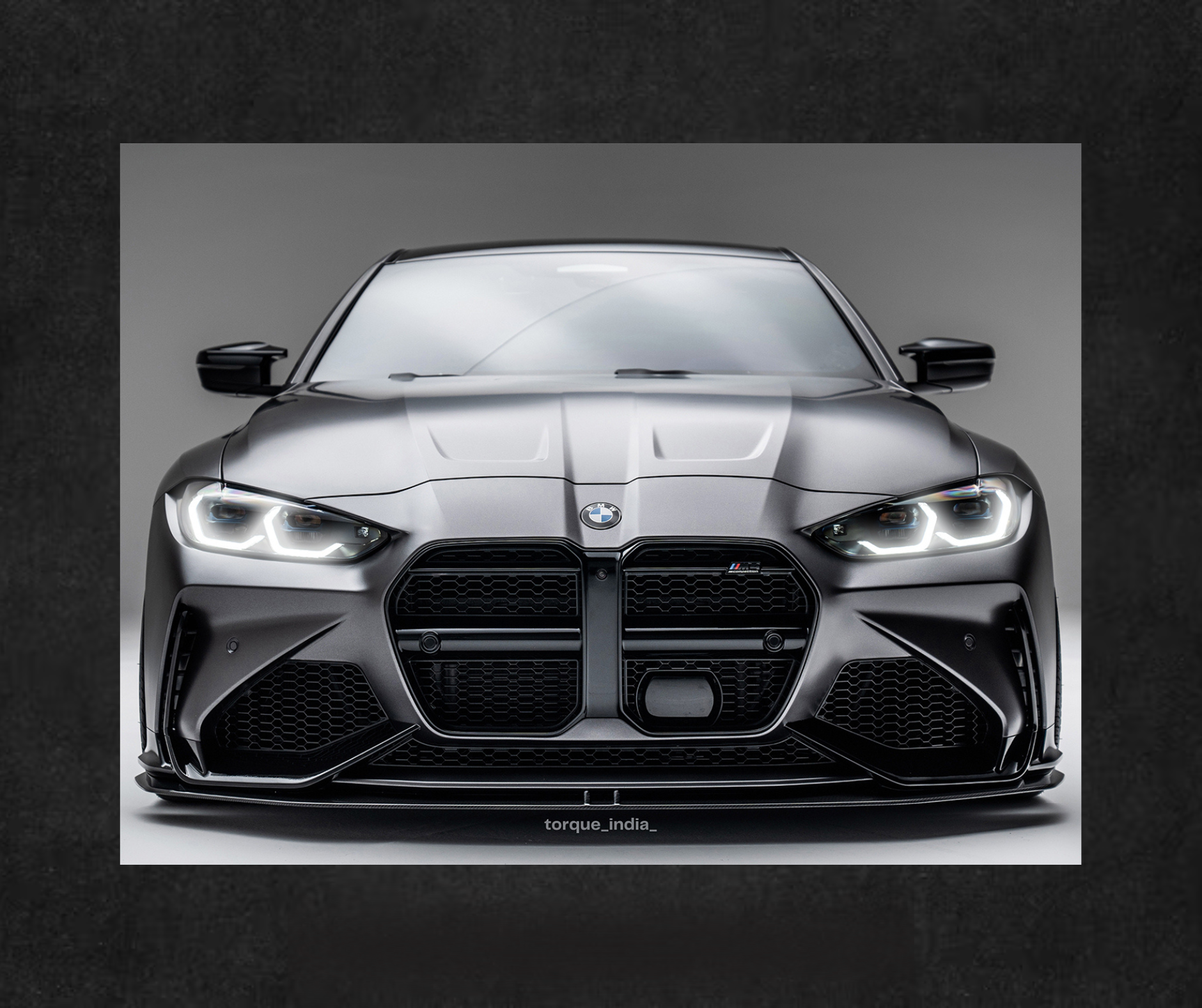 BMW M4 G80 | Neon LED Poster