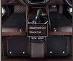 Black And Red 7d Floor Mats for Cars | Torque_India_