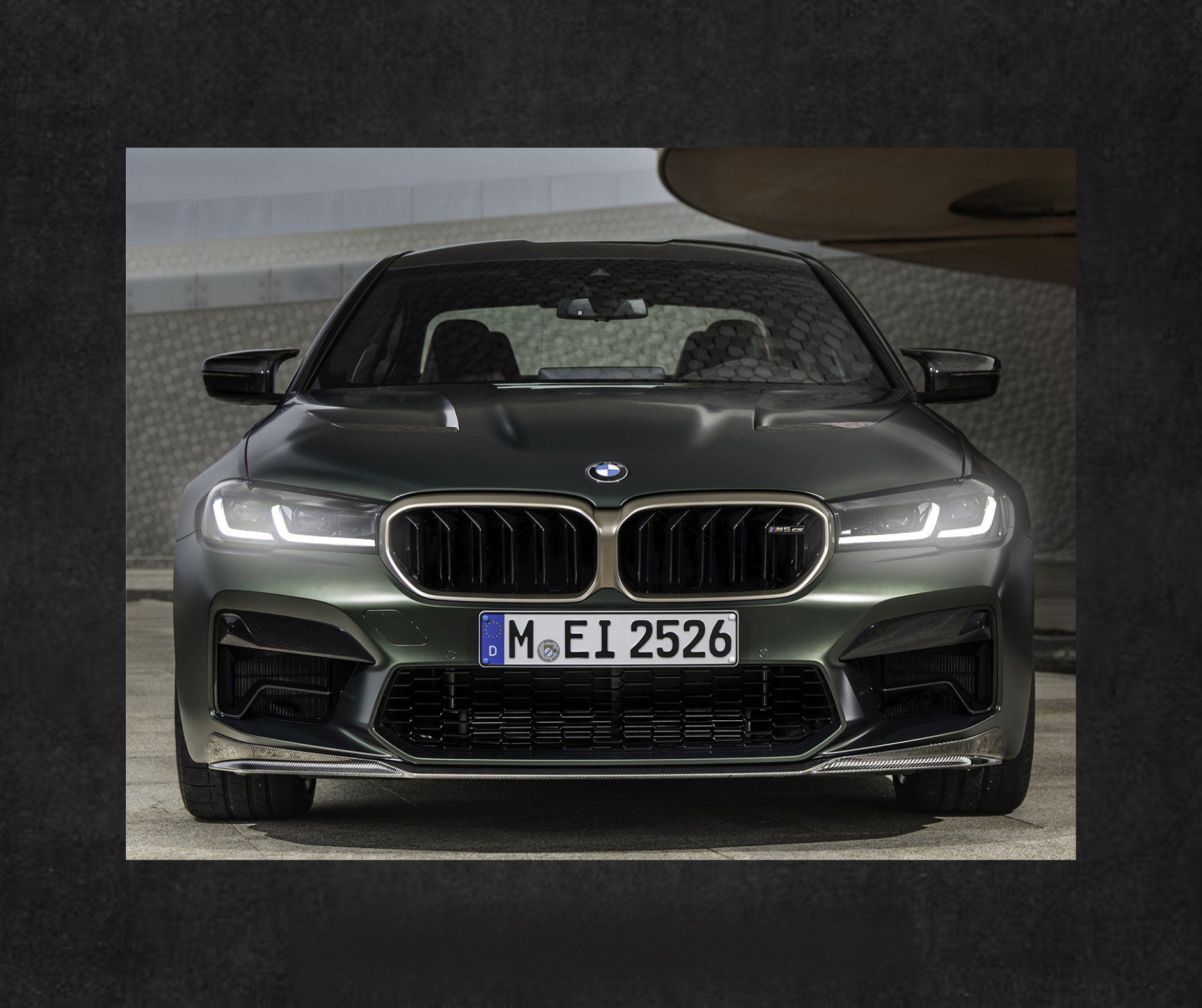 BMW M5 CS | Neon LED Poster