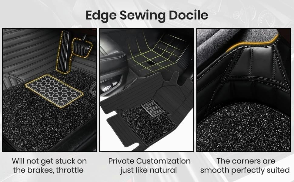 Coffee 9d Floor Mats for Cars | Torque_India_