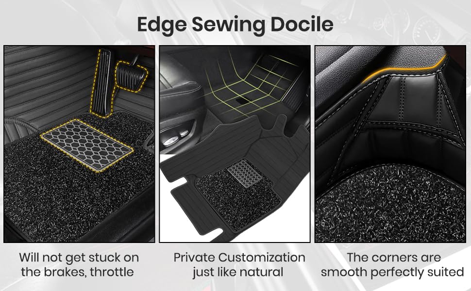 Beige 9d Floor Mats for Cars | Torque_India_