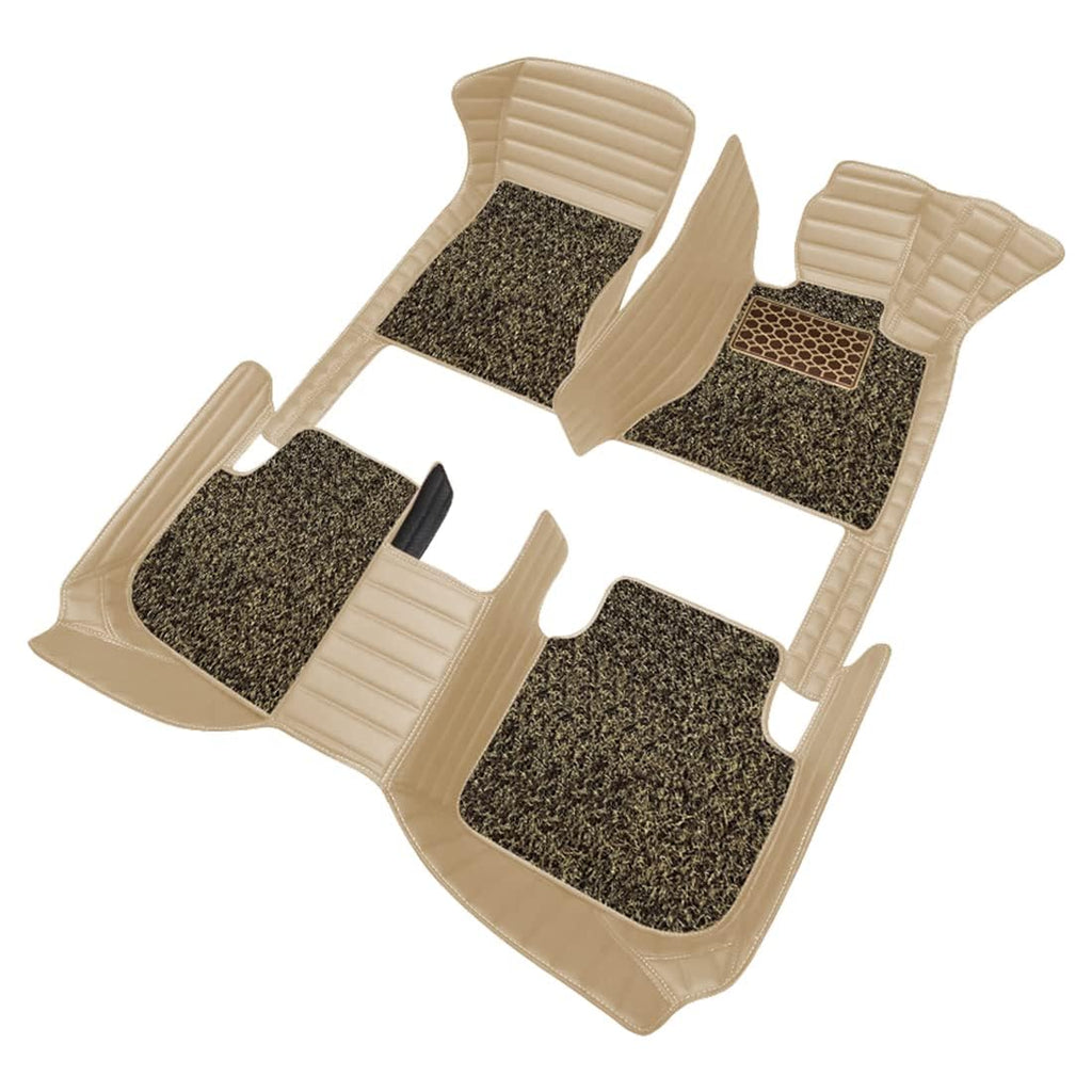 Beige 9d Floor Mats for Cars | Torque_India_