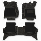 Black and Beige 7d Floor Mats for Cars | Torque_India_
