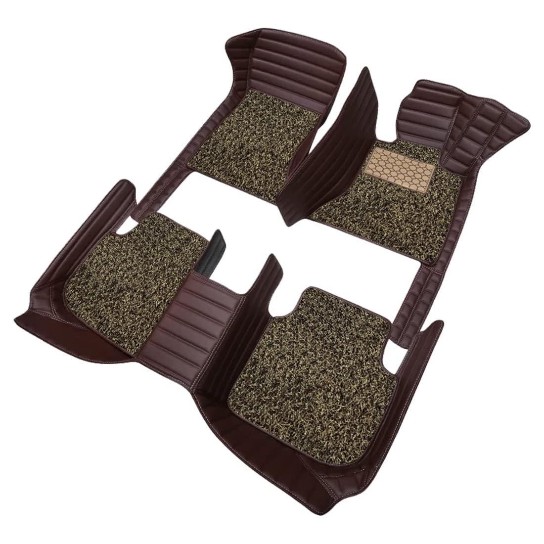 Coffee 9d Floor Mats for Cars | Torque_India_