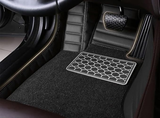 Black 9d Floor Mats for Cars | Torque_India_