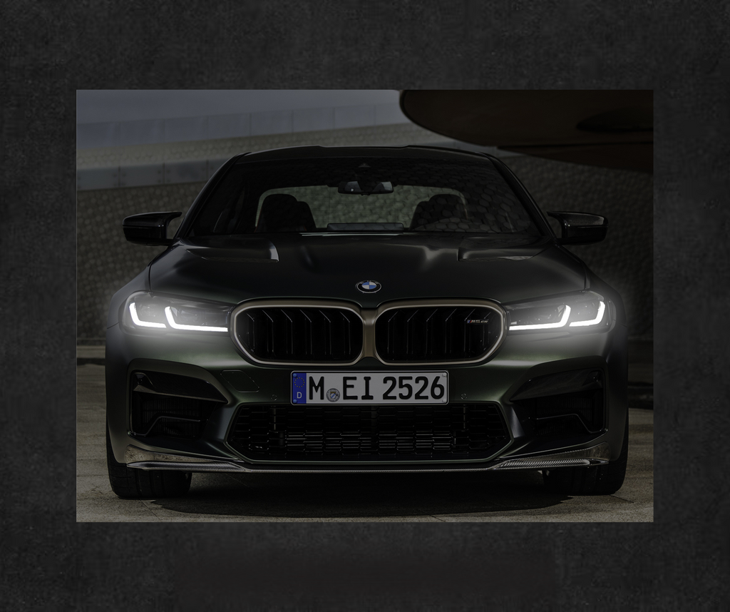 BMW M5 CS | Neon LED Poster