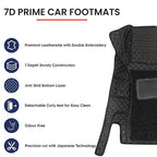 Black and Beige 7d Floor Mats for Cars | Torque_India_