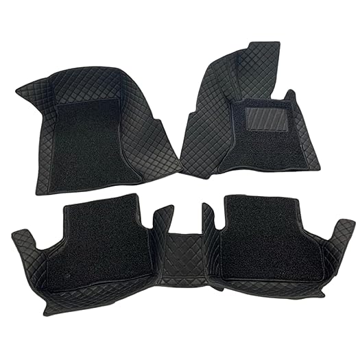 Black 7d Floor Mats for Cars | Torque_India_