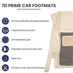 Beige 7d Floor Mats for Cars | Torque_India_