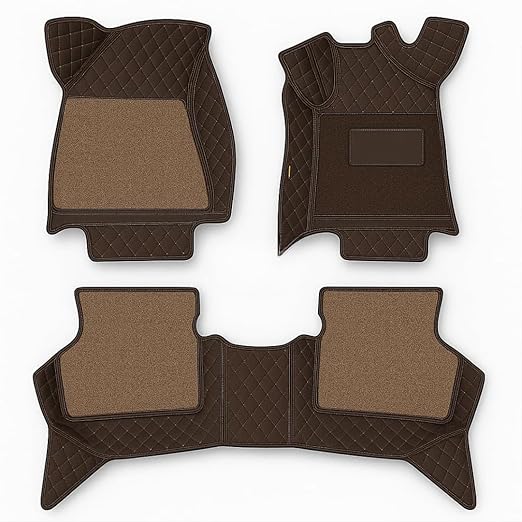Coffee 7d Floor Mats for Cars | Torque_India_