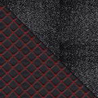 Black And Red 7d Floor Mats for Cars | Torque_India_