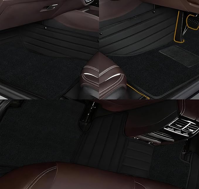 Black 9d Floor Mats for Cars | Torque_India_
