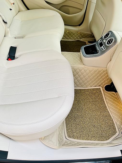 Beige 7d Floor Mats for Cars | Torque_India_