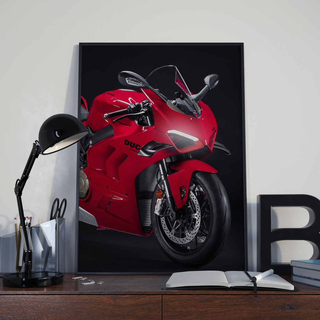 Ducati Panigale V4 | Neon LED Poster