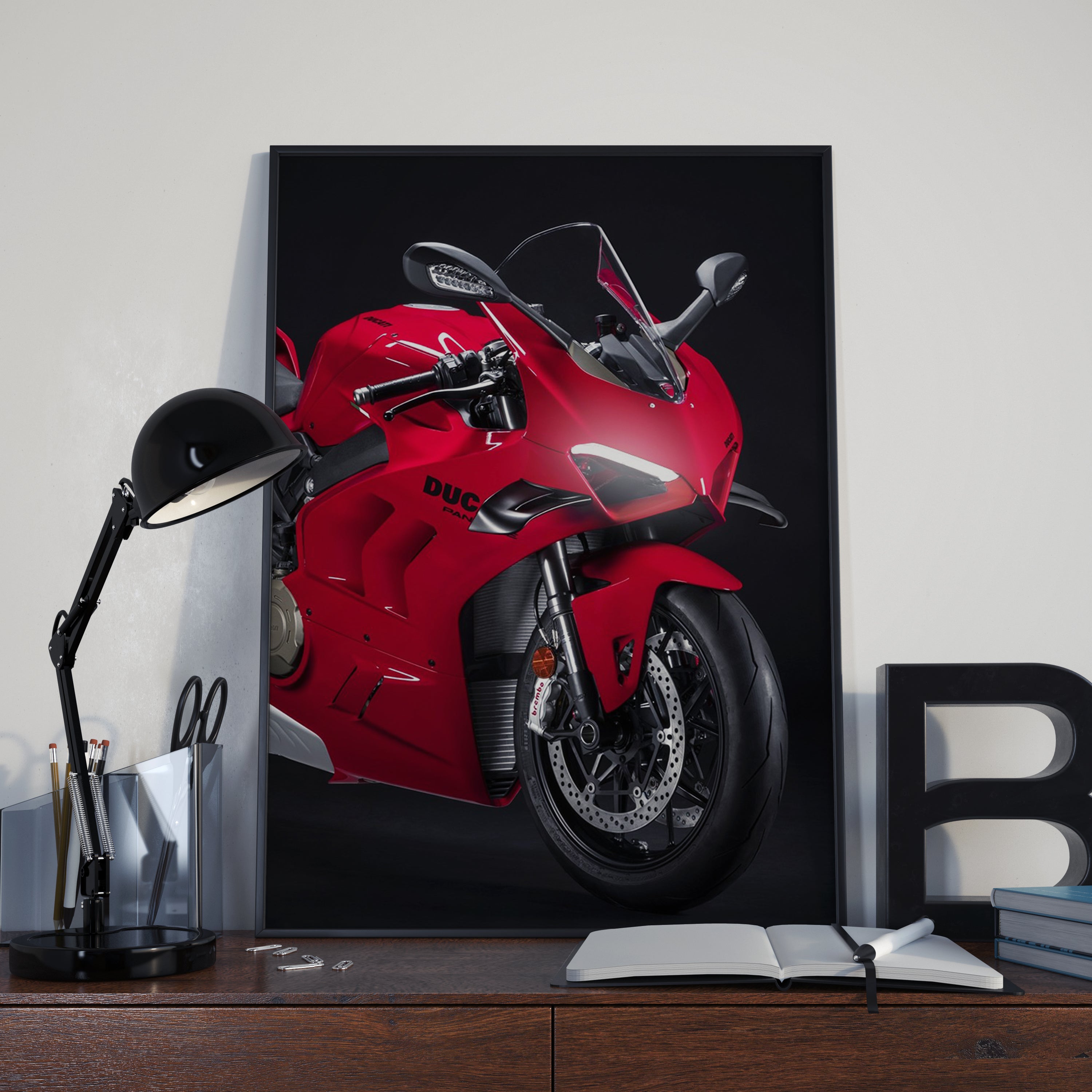 Ducati Panigale V4 | Neon LED Poster