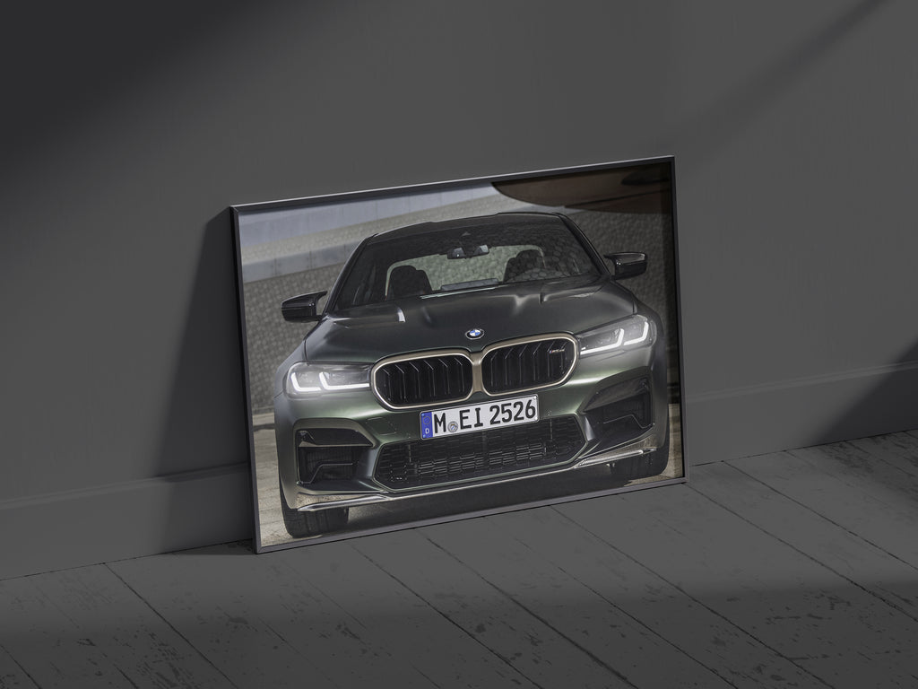 BMW M5 CS | Neon LED Poster