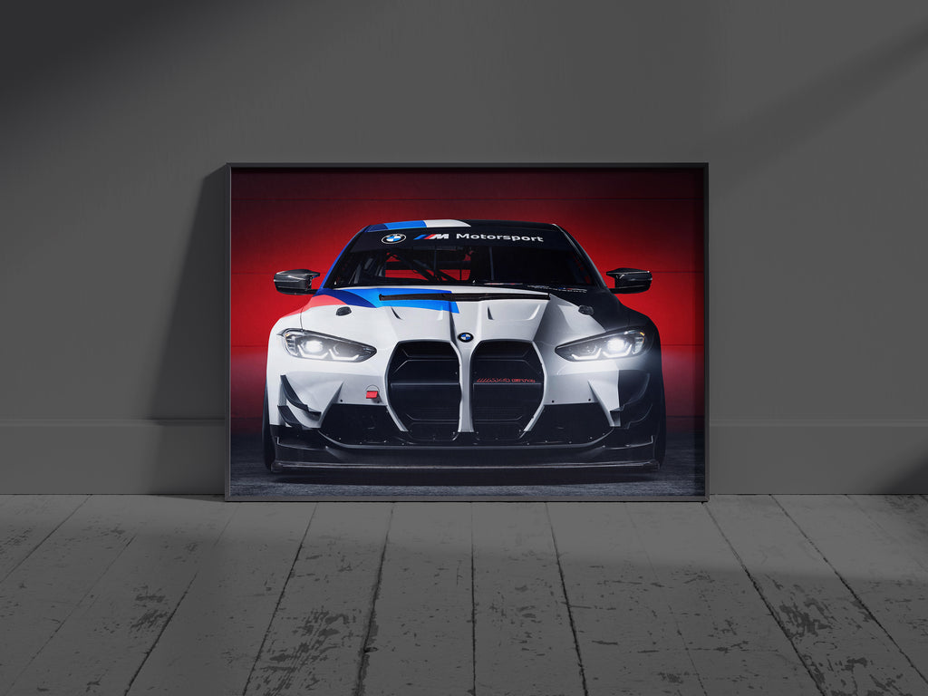 BMW M4 GT312 |  Neon LED Car Posters