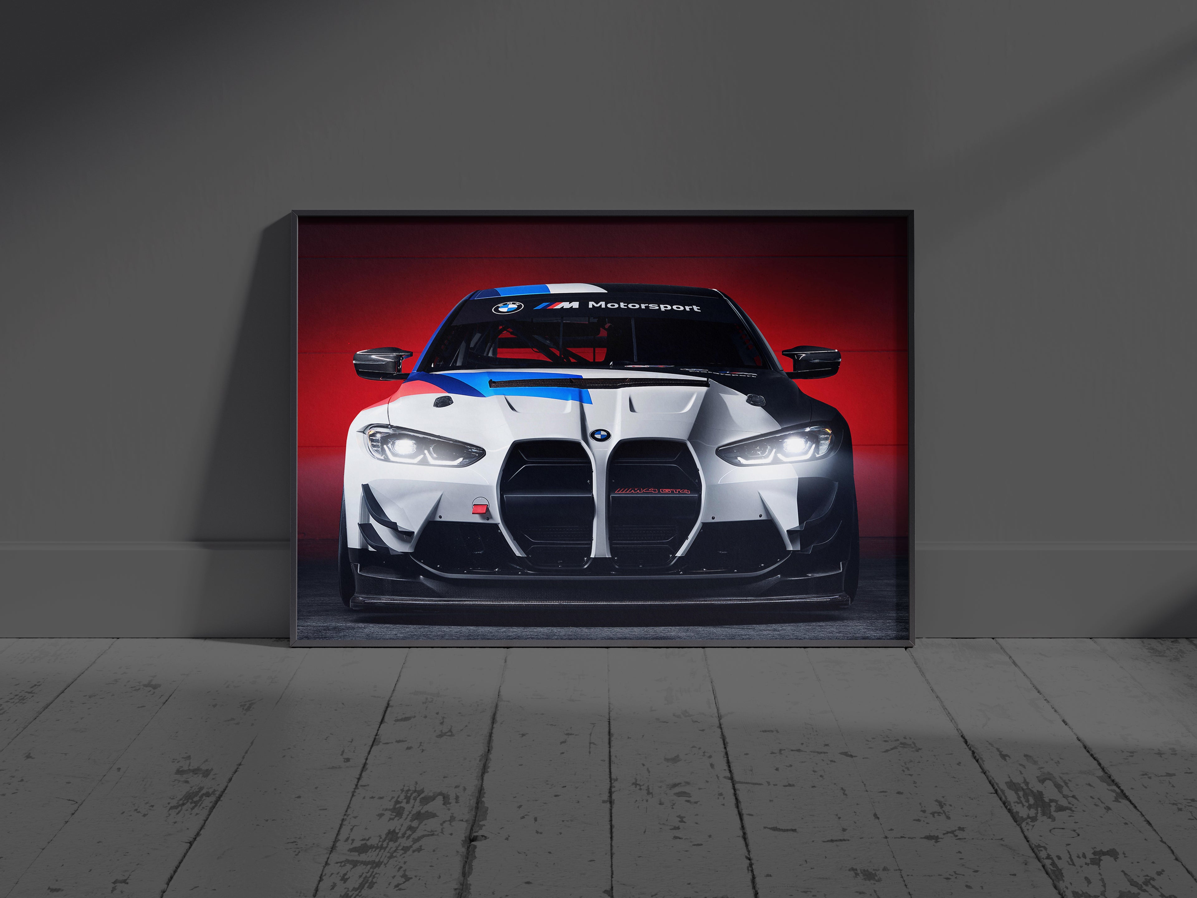 BMW M4 GT312 |  Neon LED Car Posters