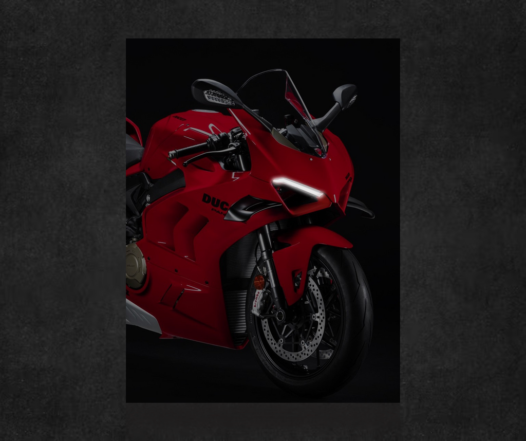 Ducati Panigale V4 | Neon LED Poster