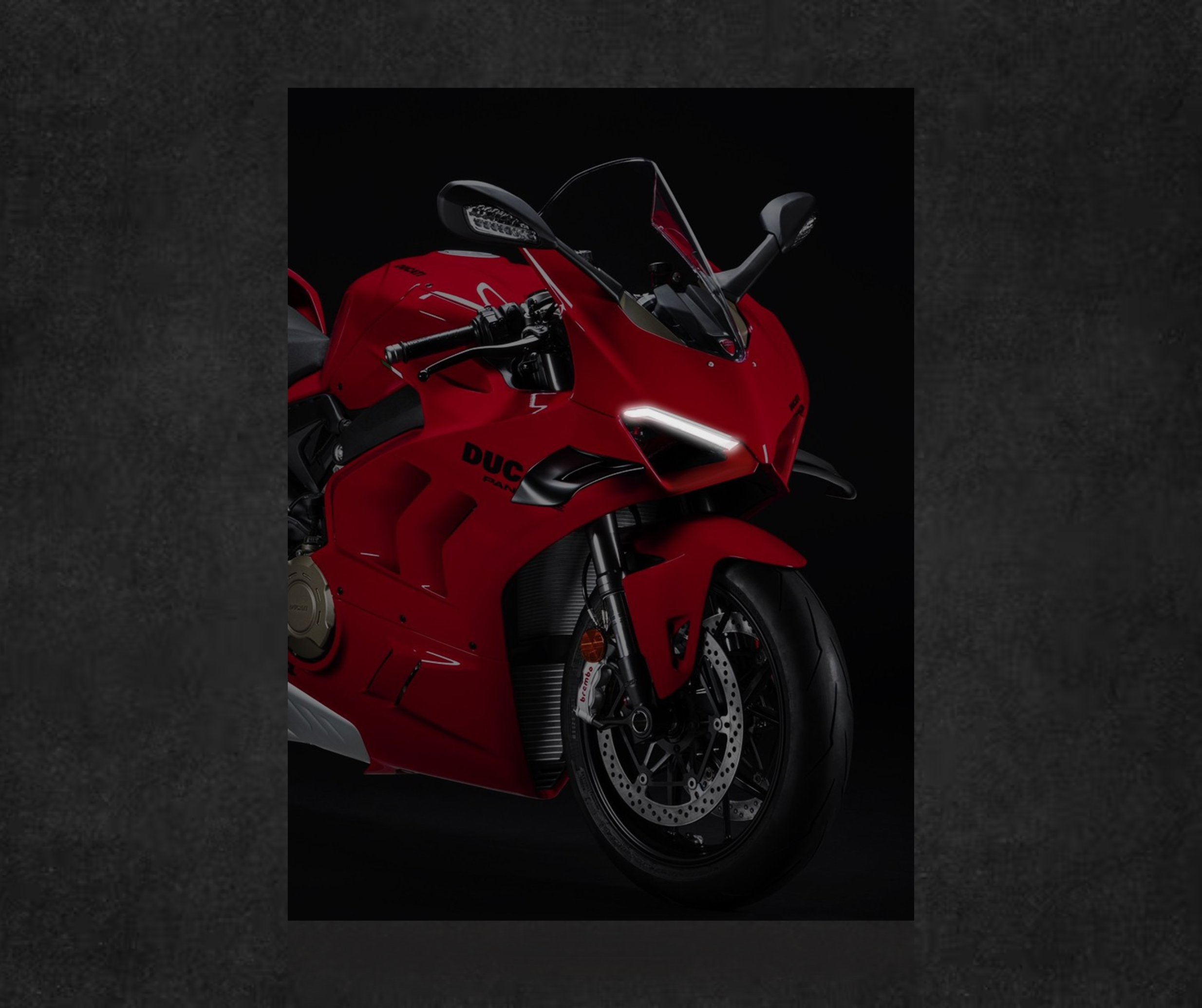 Ducati Panigale V4 | Neon LED Poster