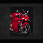 Ducati Panigale V4 | Neon LED Poster