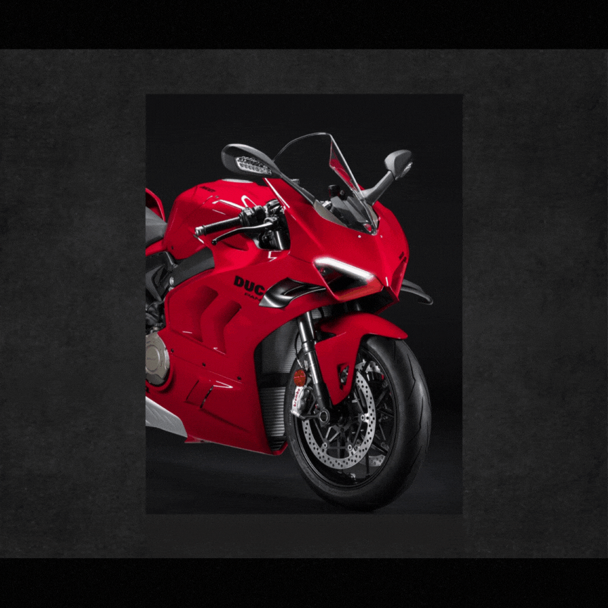 Ducati Panigale V4 | Neon LED Poster
