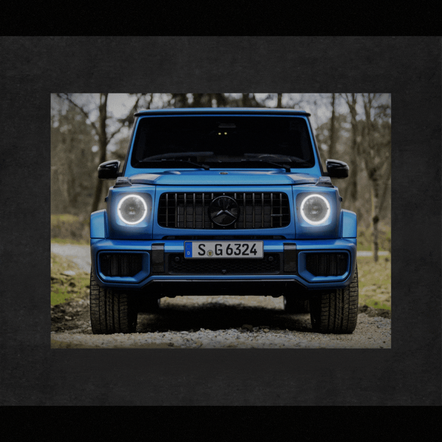 Mercedes G63 AMG | Neon LED Poster