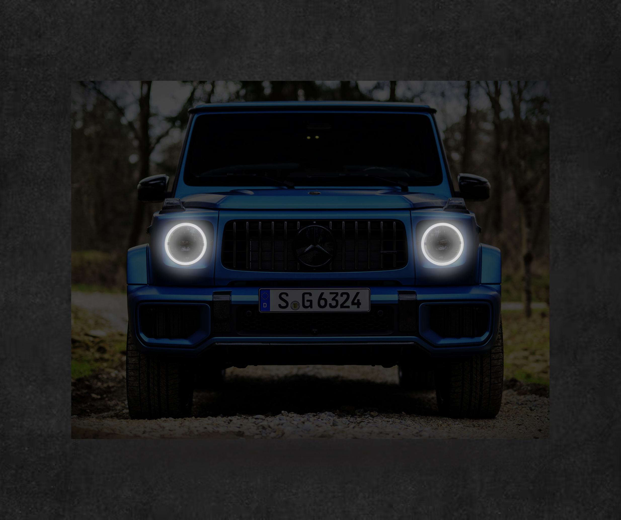 Mercedes G63 AMG | Neon LED Poster