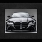 BMW M4 G80 | Neon LED Poster