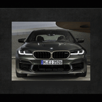 BMW M5 CS | Neon LED Poster