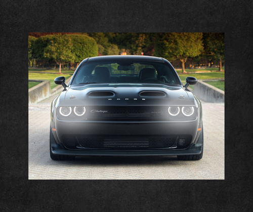 Dodge Challenger SRT | Neon LED Car Posters