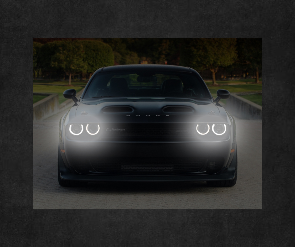 Dodge Challenger SRT | Neon LED Car Posters